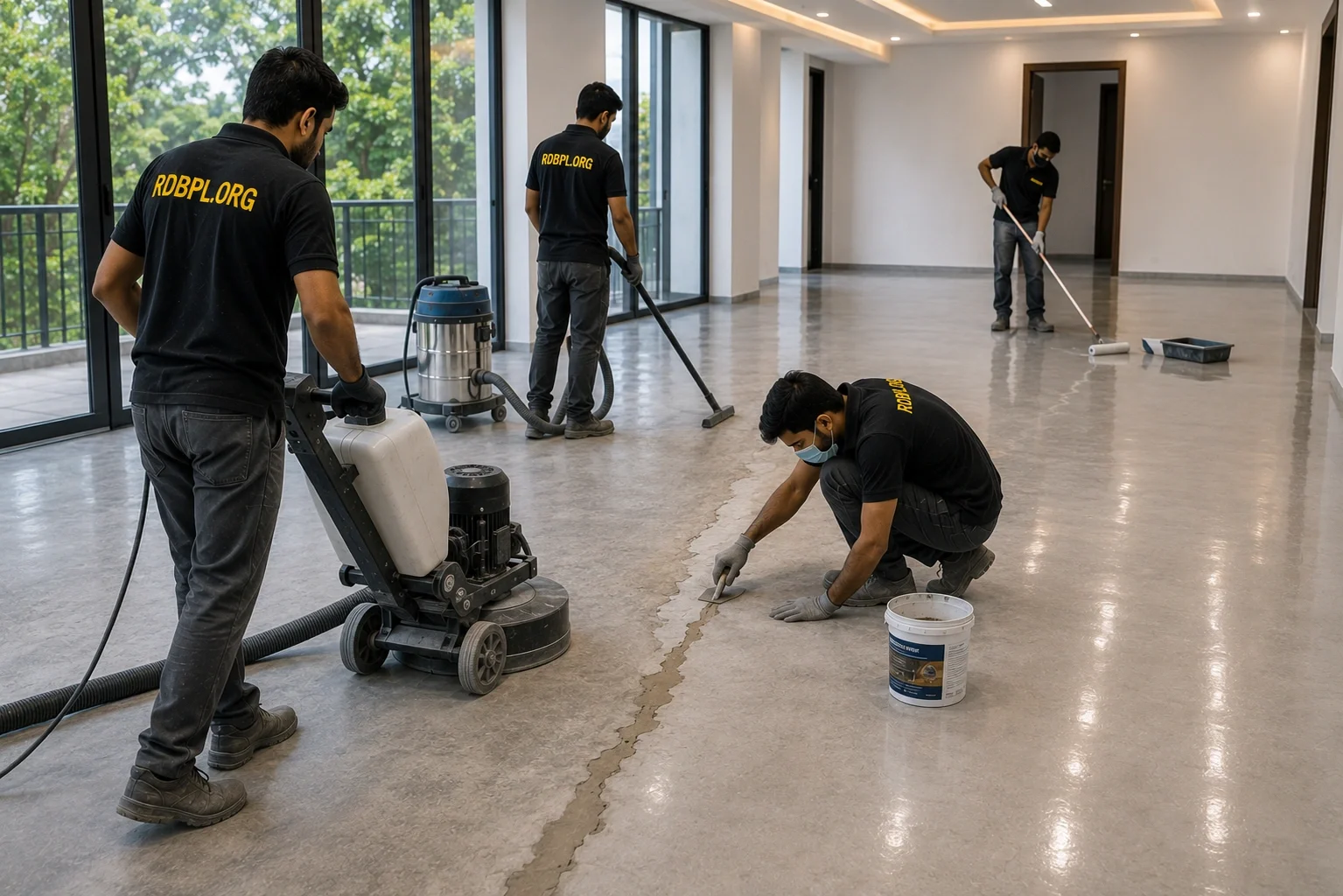 Surface preparation for 3D flooring