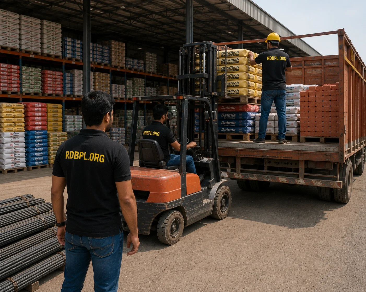 Bulk material order processing