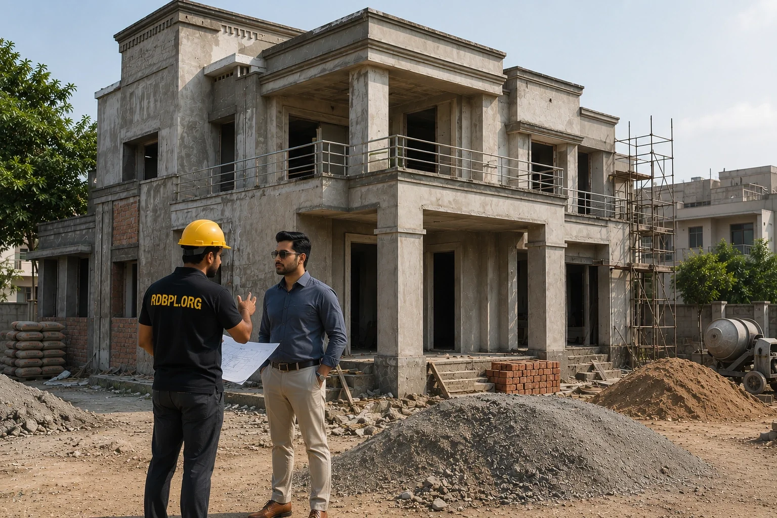 Brickwork and plastering in Shaheed Path Lucknow