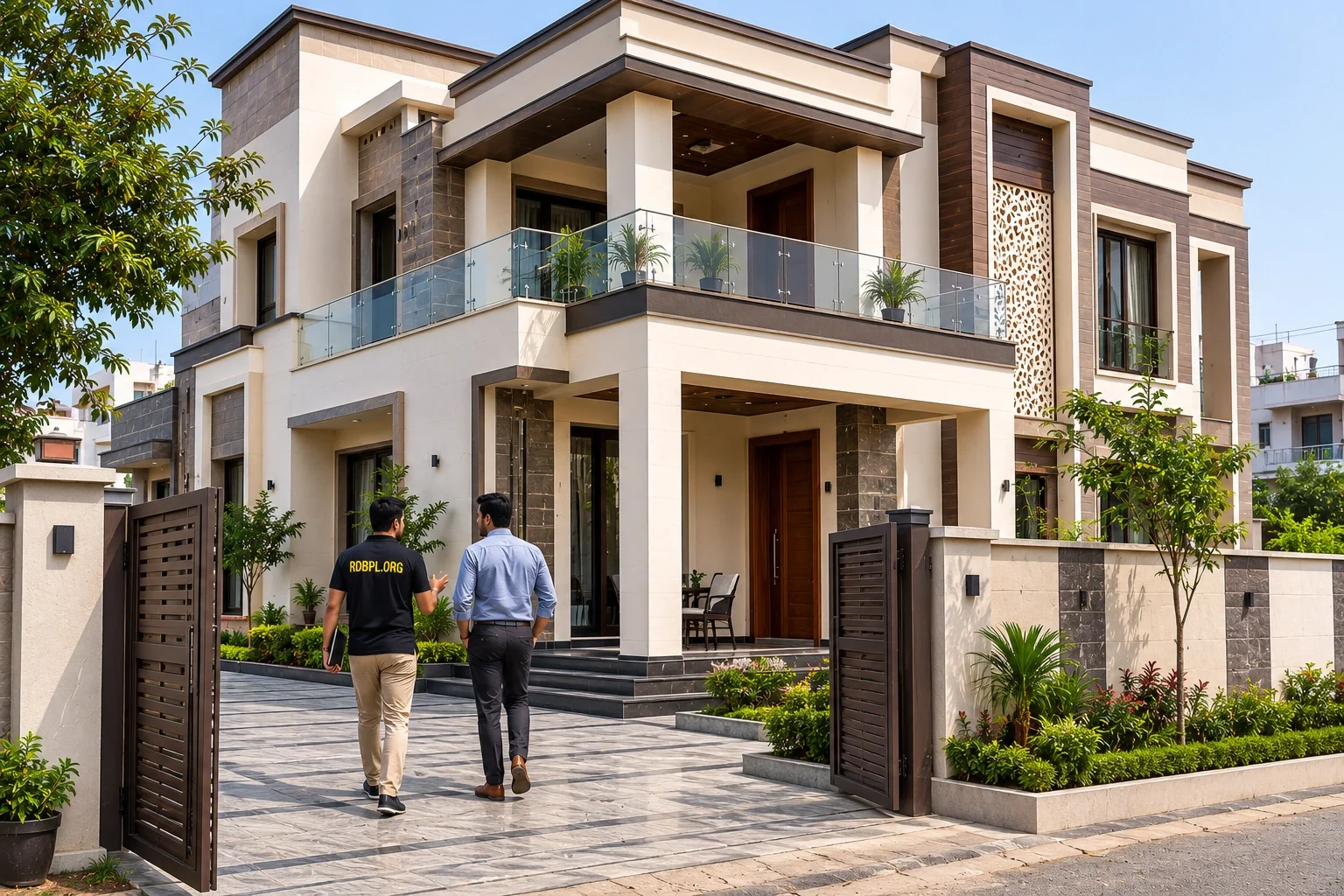 Final finishing for villas and flats construction