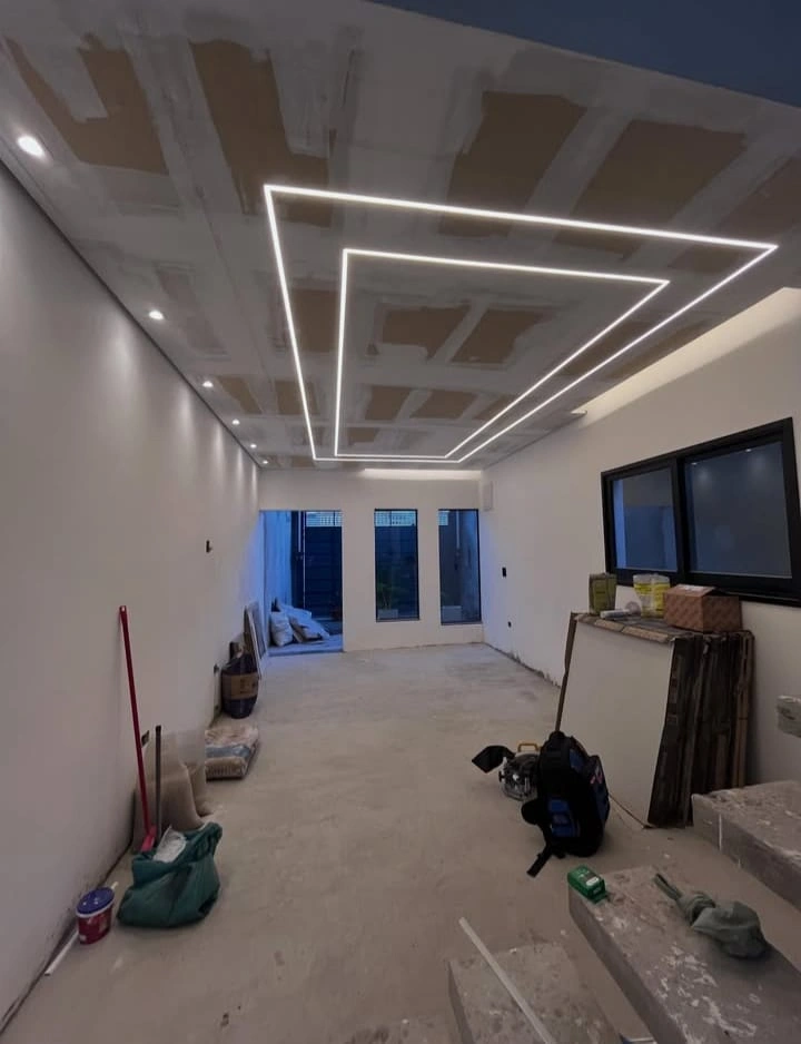 LED lighting installation service in Shaheed Path Lucknow residential project
