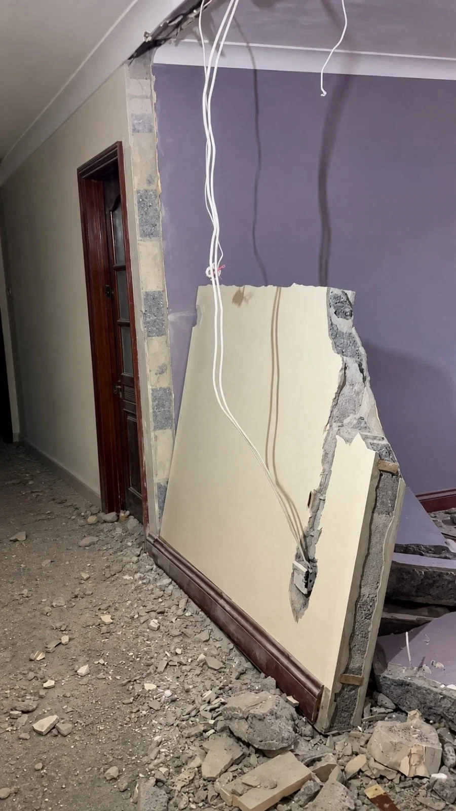 Interior demolition work in Shaheed Path Lucknow residential property