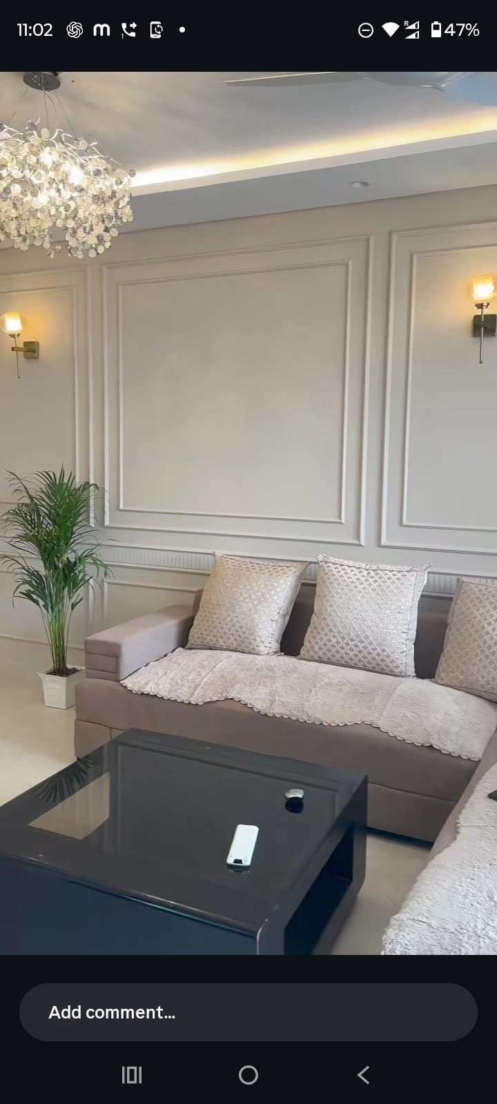 Luxury wall finish and decorative panel interior in Shaheed Path Lucknow