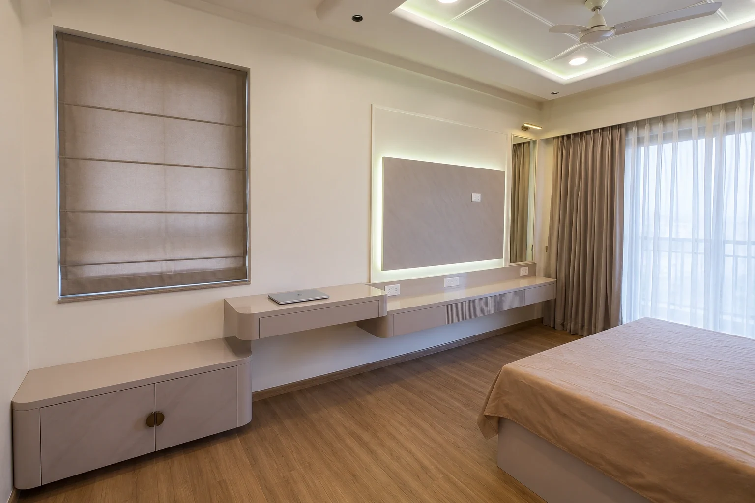 Room after interior work in Shaheed Path Lucknow