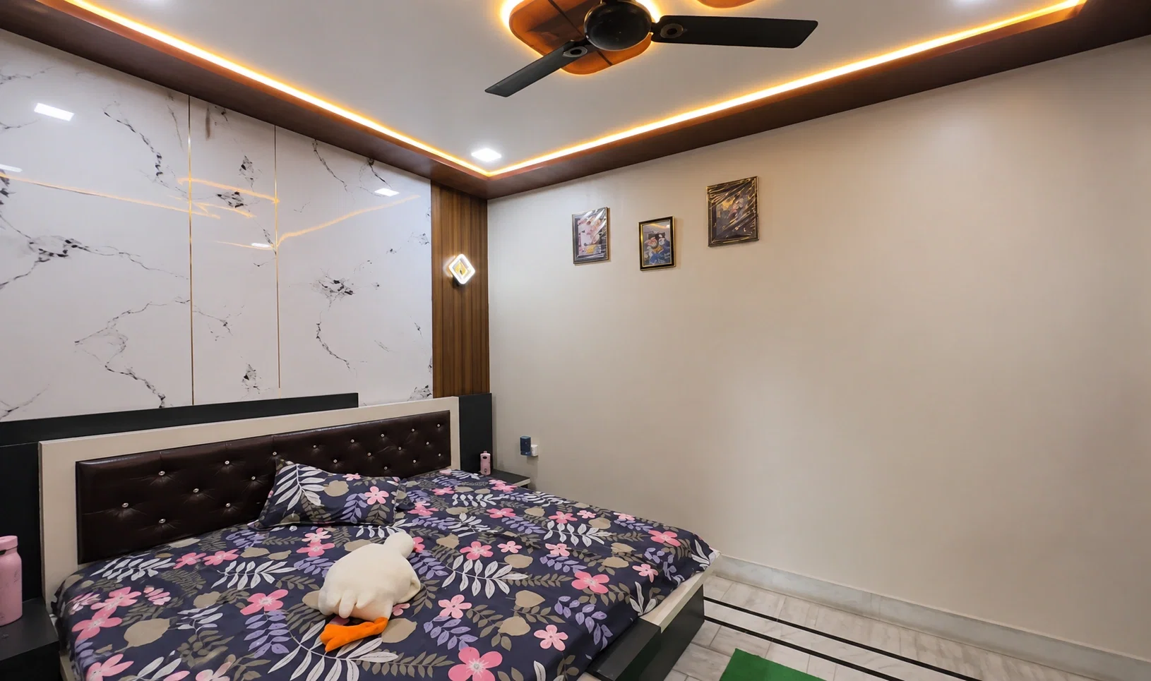 ceiling design after lighting work in Shaheed Path Lucknow