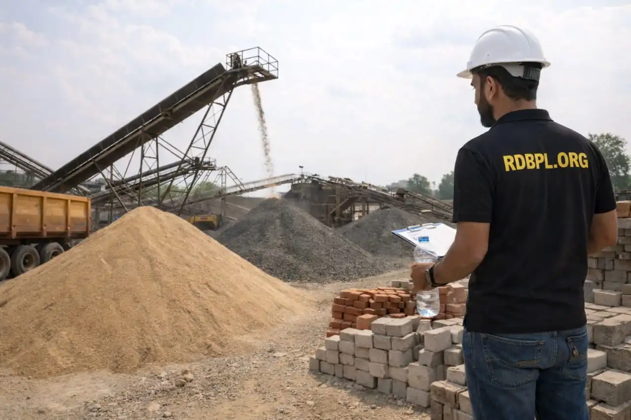 Sand and aggregate supplier in Lucknow providing river sand, M-sand and construction aggregates