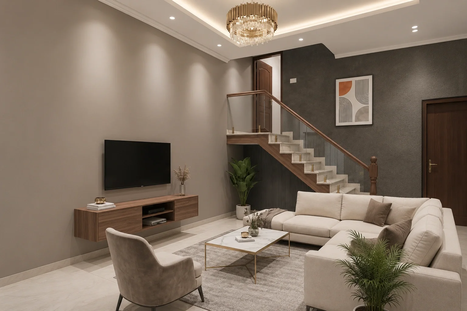 Home after renovation work in Sushant Golf City Lucknow