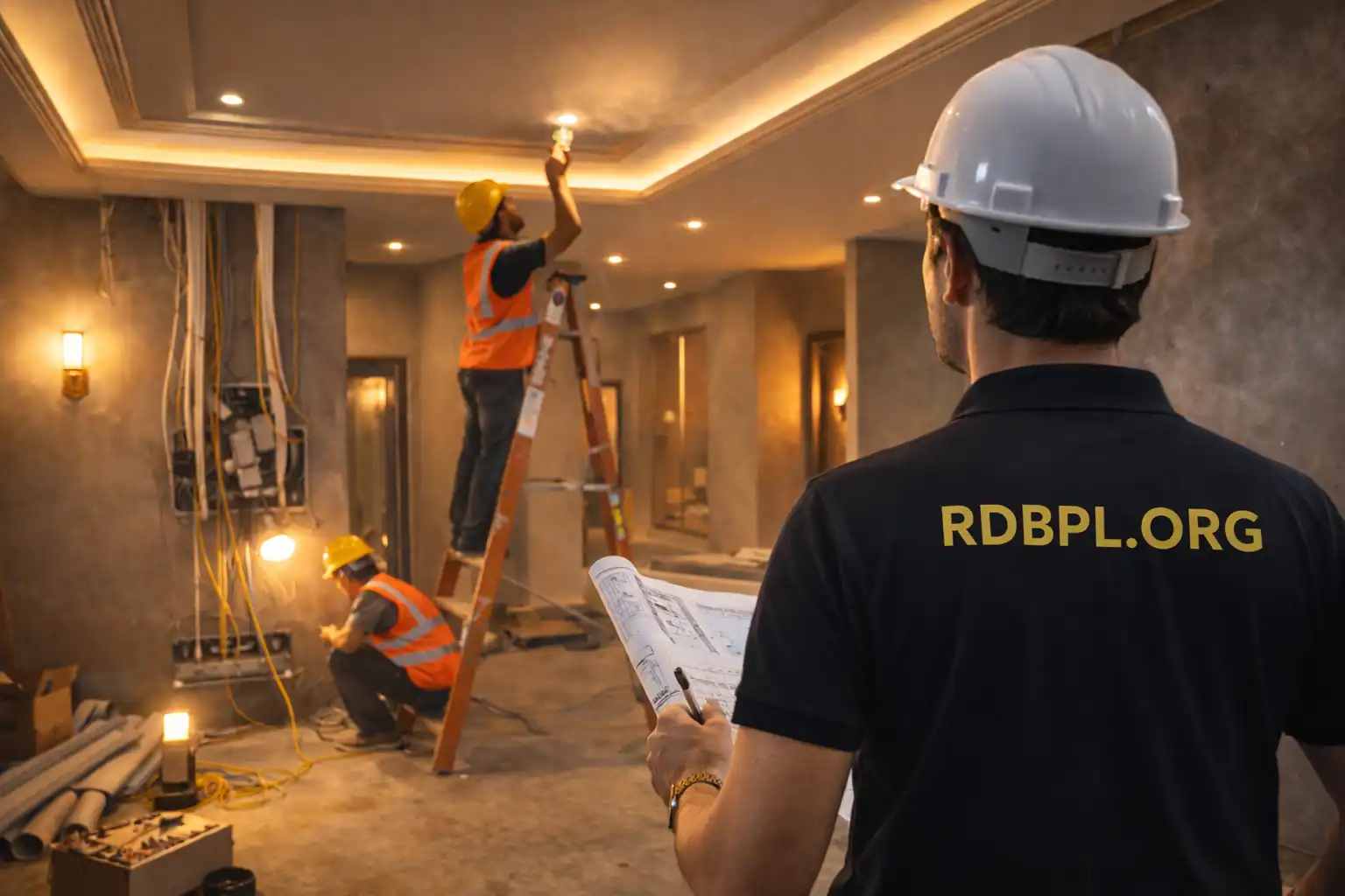 Lighting and false ceiling design service in Lucknow with LED strip and cove lighting